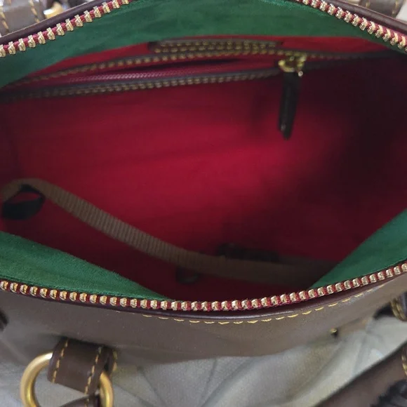 Dooney And Bourke Florentine Mini Satchel, Elephant - Picture 8 of 16